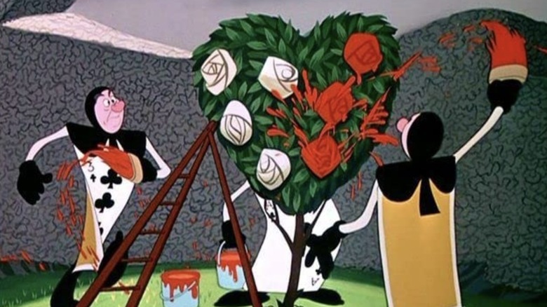 The Cards painting the roses red
