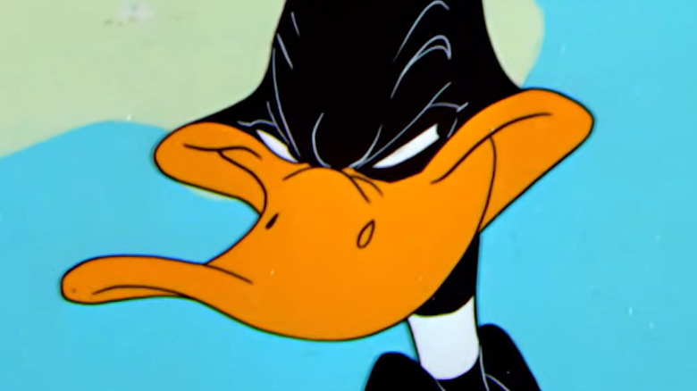 Daffy Duck smiling