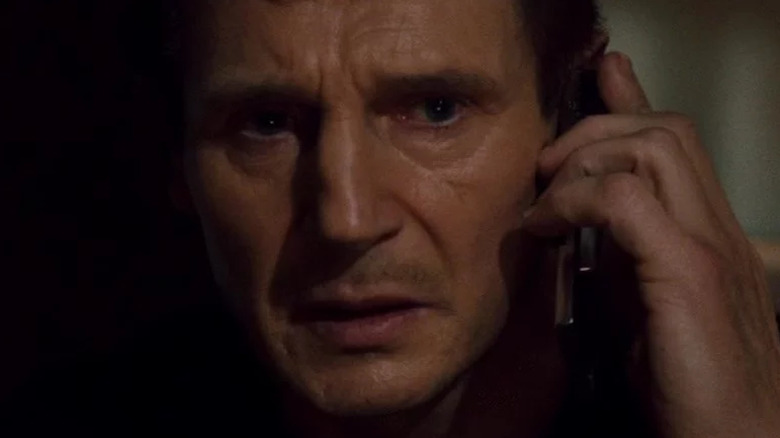 Bryan Mills on the phone with a kidnapper in "Taken"