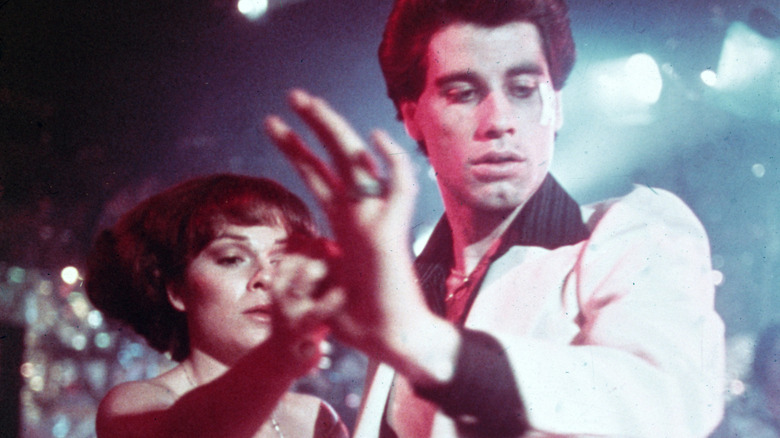 Tony dances with Stephanie in "Saturday Night Fever" (1977)