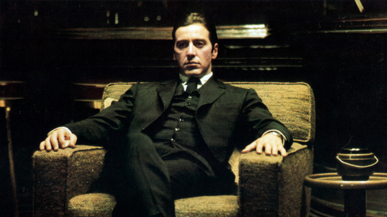 Michael Corleone sits in his office in "The Godfather: Part II" (1974)