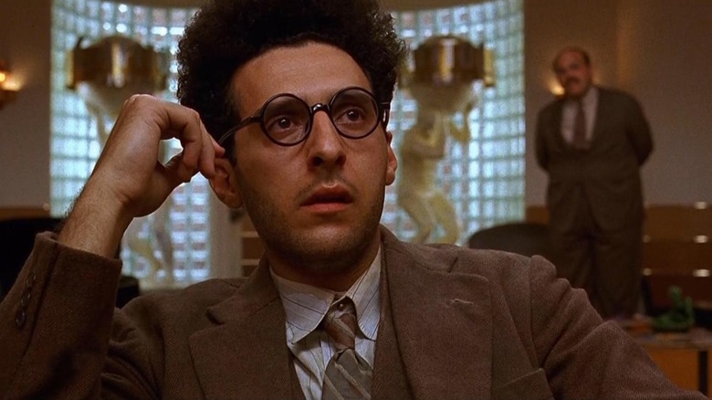 Barton Fink looking disturbed in "Barton Fink"