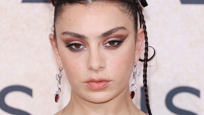 Charli xcx looks moody