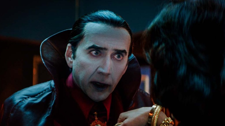 Dracula smiling