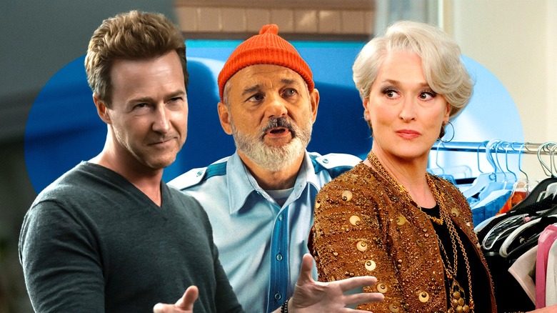 Miles Bron, Steve Zissou, and Miranda Priestly