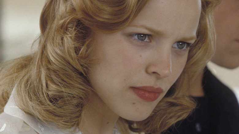 Rachel McAdams looking concerned