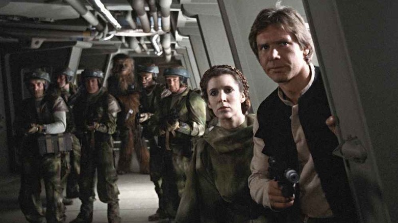 Han and Leia lead the Endor Resistance Strike Team