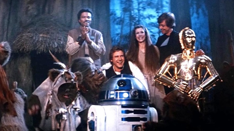 Return of the Jedi ending