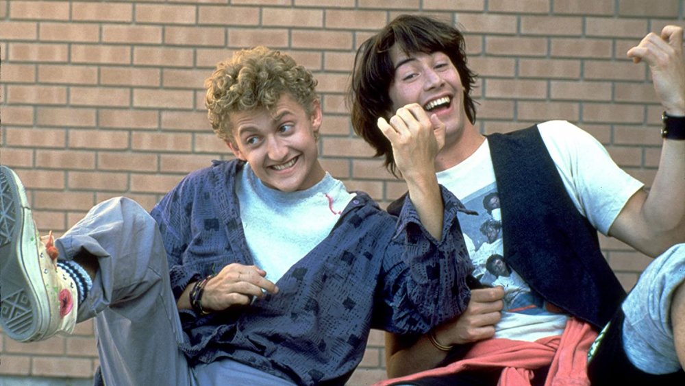 Alex Winter and Keanu Reeves in Bill & Ted's Excellent Adventure