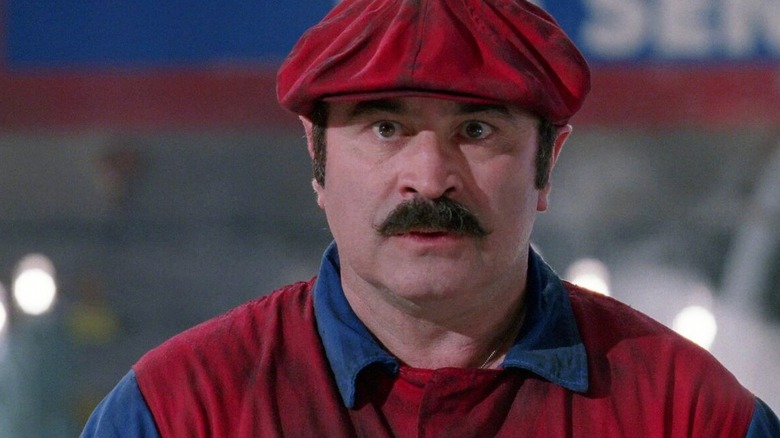 Mario staring