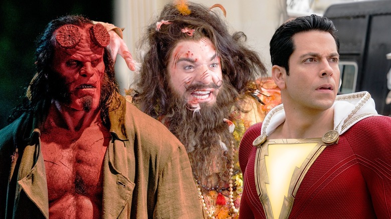 Hellboy, The Love Guru, and Shazam