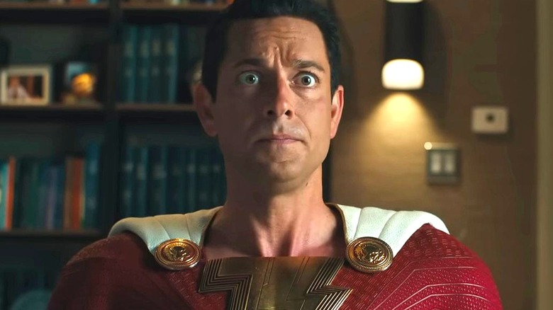 Shazam looks upset