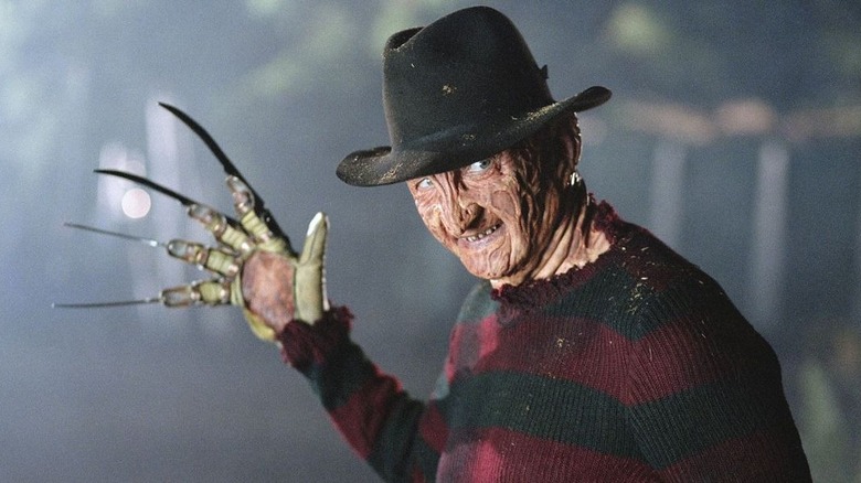 Freddy Krueger preparing for a fight