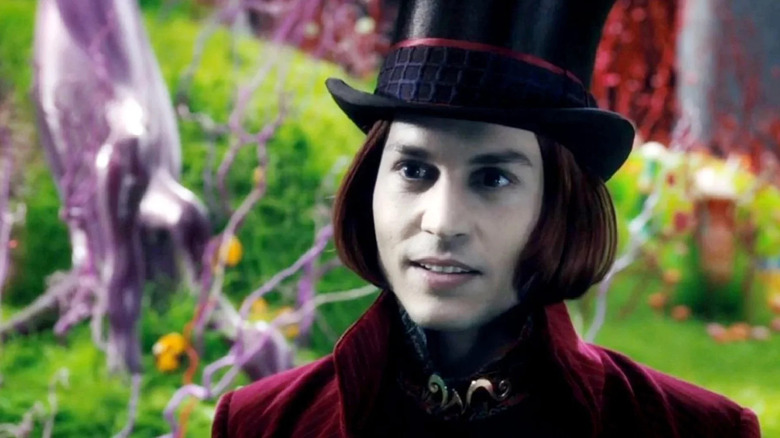 johnny depp as willy wonka