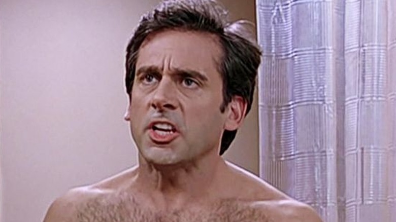 Steve Carrell screams and gets his chest waxed