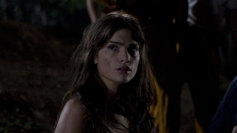 Janet Montgomery staring