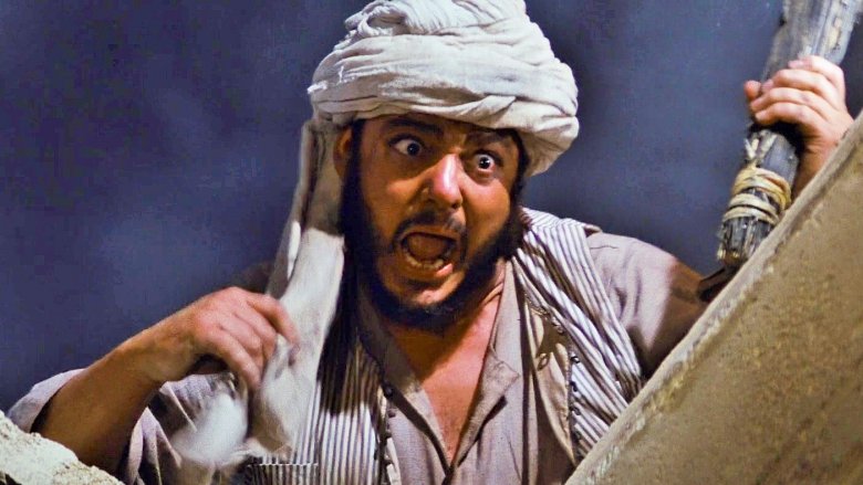 John Rhys-Davies in Raiders of the Lost Ark