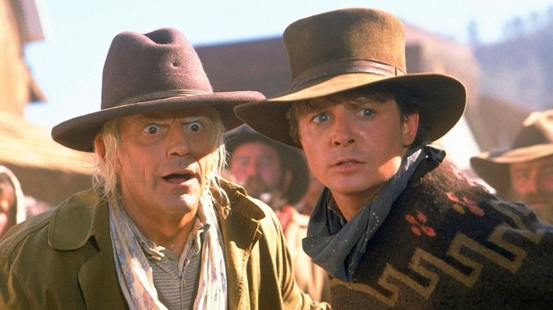 Marty and Doc scared