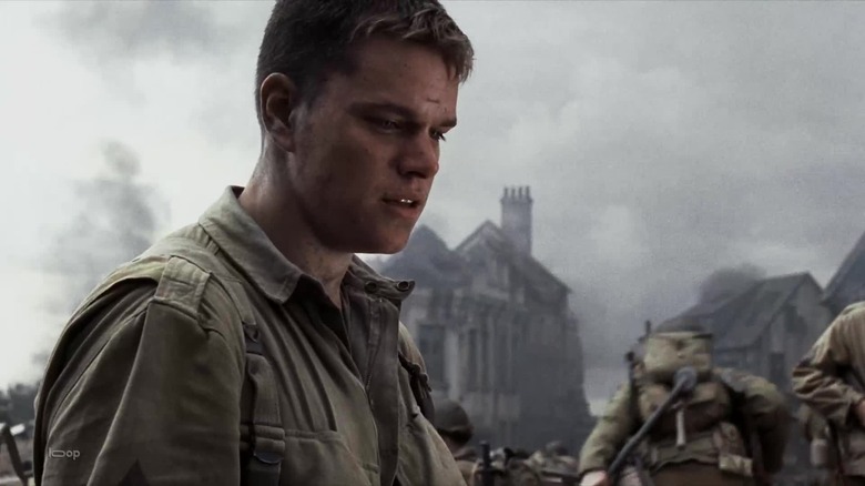 Private Ryan looking down