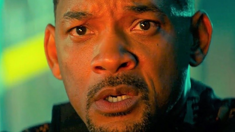 Will Smith looking worried