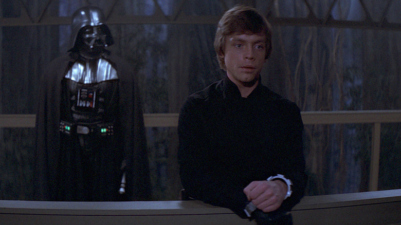Darth Vader and Mark Hamill