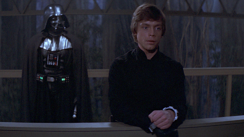 Darth Vader and Mark Hamill