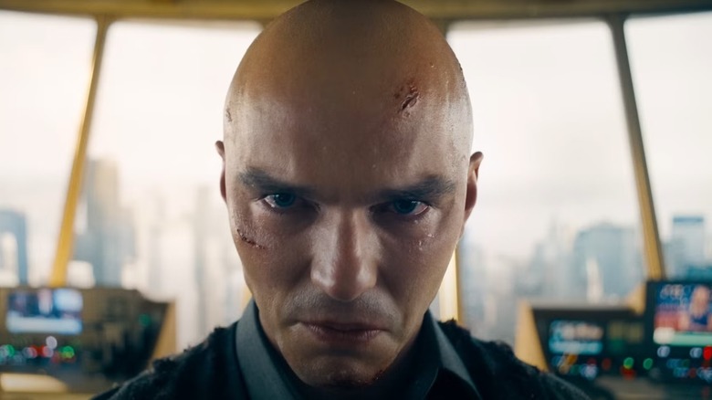 Lex Luthor being angry at Superman in "Superman" (2025)