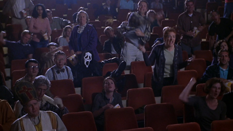 Brenda is stabbed by movie theater patrons