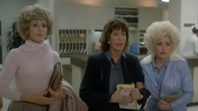 Jane Fonda, Lily Tomlin, and Dolly Parton