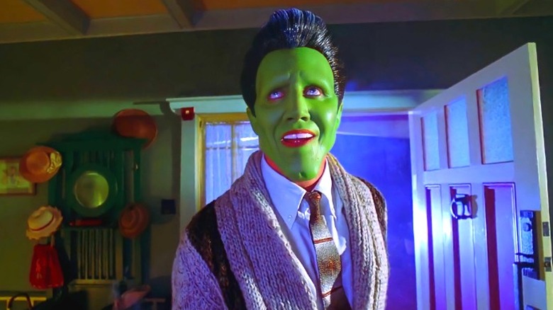 Tim wearing green mask