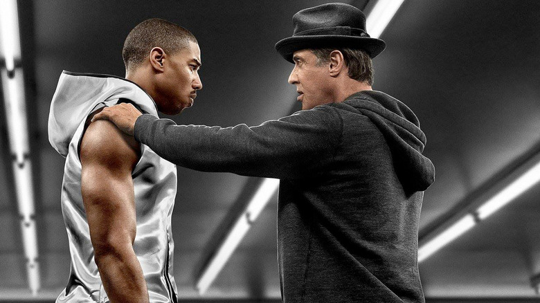 Michael B. Jordan and Sylvester Stallone in Creed