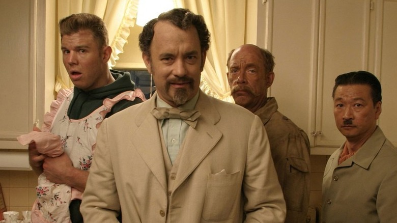 Door and company are surprised in The Ladykillers