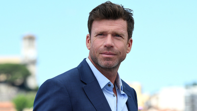 Taylor Sheridan posing at the 