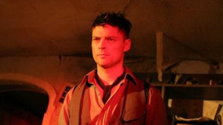 Earl Pike looking stern in "Black Water Transit"