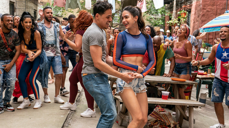 A dance sequence from "In the Heights" (2021)