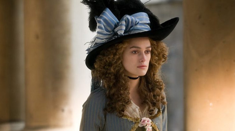Georgiana Cavendish, Duchess of Devonshire stares intently in "The Duchess" (2008)