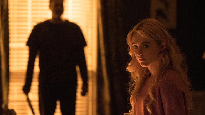 Millie is alone with the Blissfield Butcher in "Freaky" (2020)