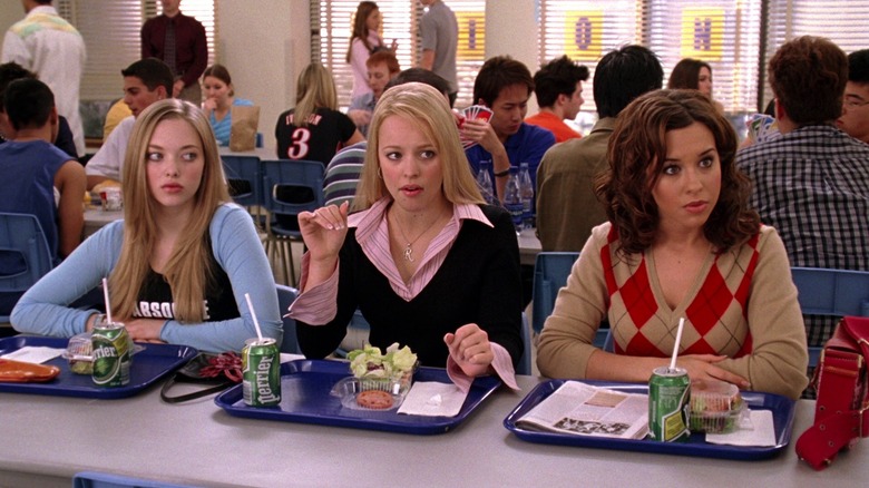 McAdams and cast in Mean Girls