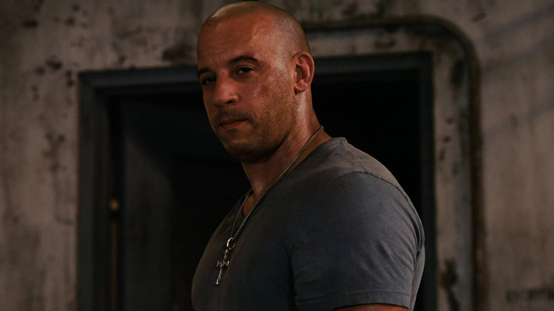 Dom grimaces in "Fast Five" (2011)