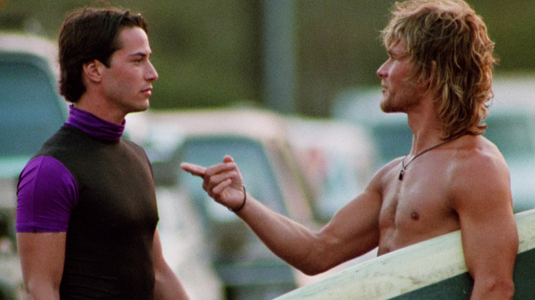 Keanu Reeves and Patrick Swayze in "Point Break" (1991)