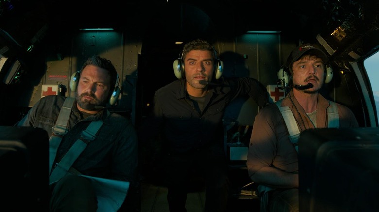 Ben Affleck, Oscar Isaac, and Pedro Pascal in "Triple Frontier" (2019)