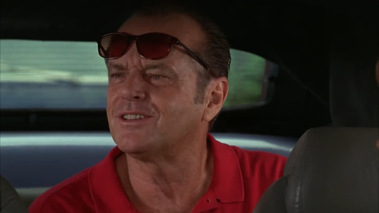 Jack Nicholson wearing sunglasses