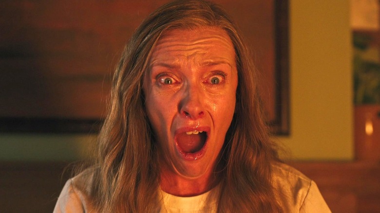 Annie looking horrified