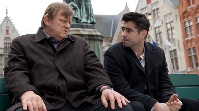 Brendan Gleeson and Colin Farrell in Bruges