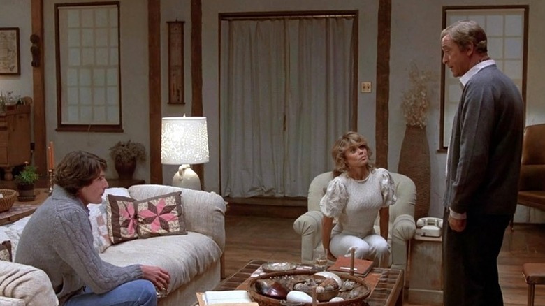 Christopher Reeve, Dyan Cannon, and Michael Caine talk