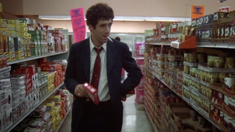 Gould looks for cat food