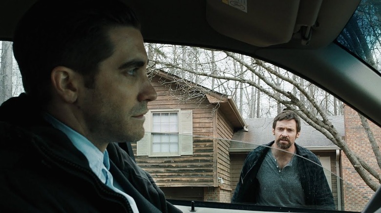 Gyllenhaal and Jackman in Prisoners