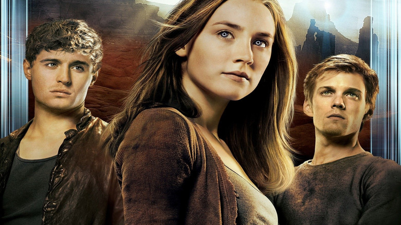 Movie poster for The Host (2013), based on the novel by Twilight author Stephanie Meyer.