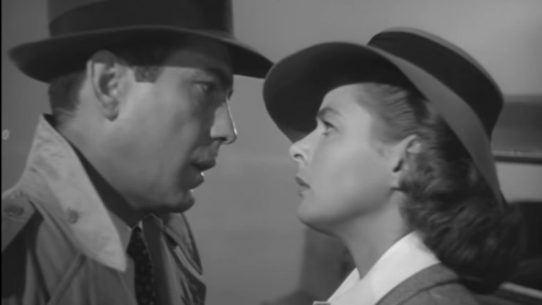 Humphrey Bogart and Ingrid Bergman in Casablanca