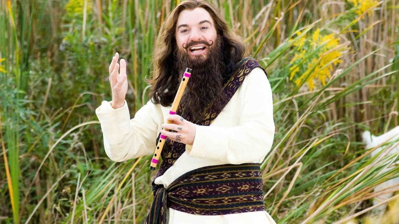 Pitka holding flute